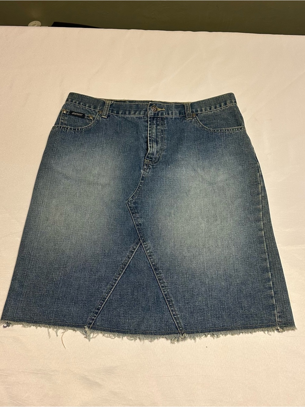 90’s Stephen hardy squeeze denim skirt size 11-12